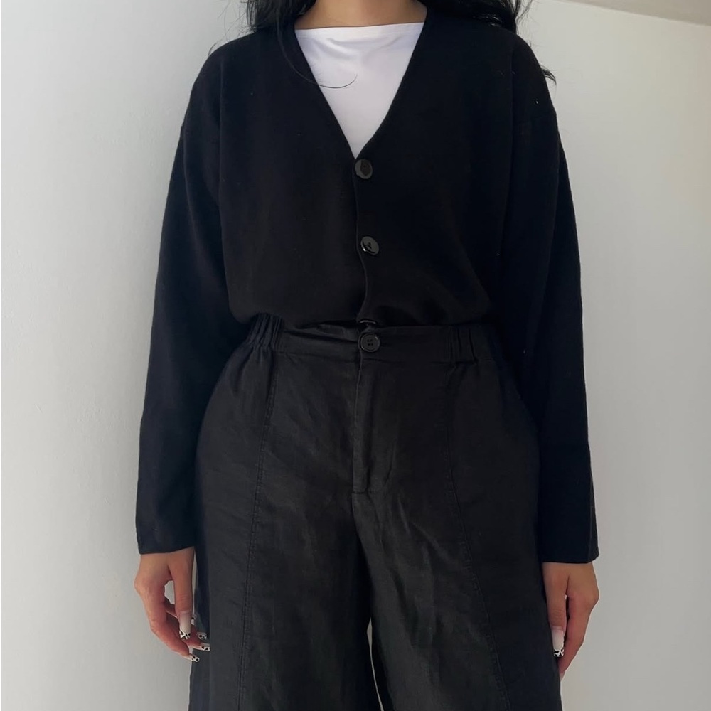 Repeat Cashmere Merino Wool Cardigan- Button-up| Oversized | Size Medium